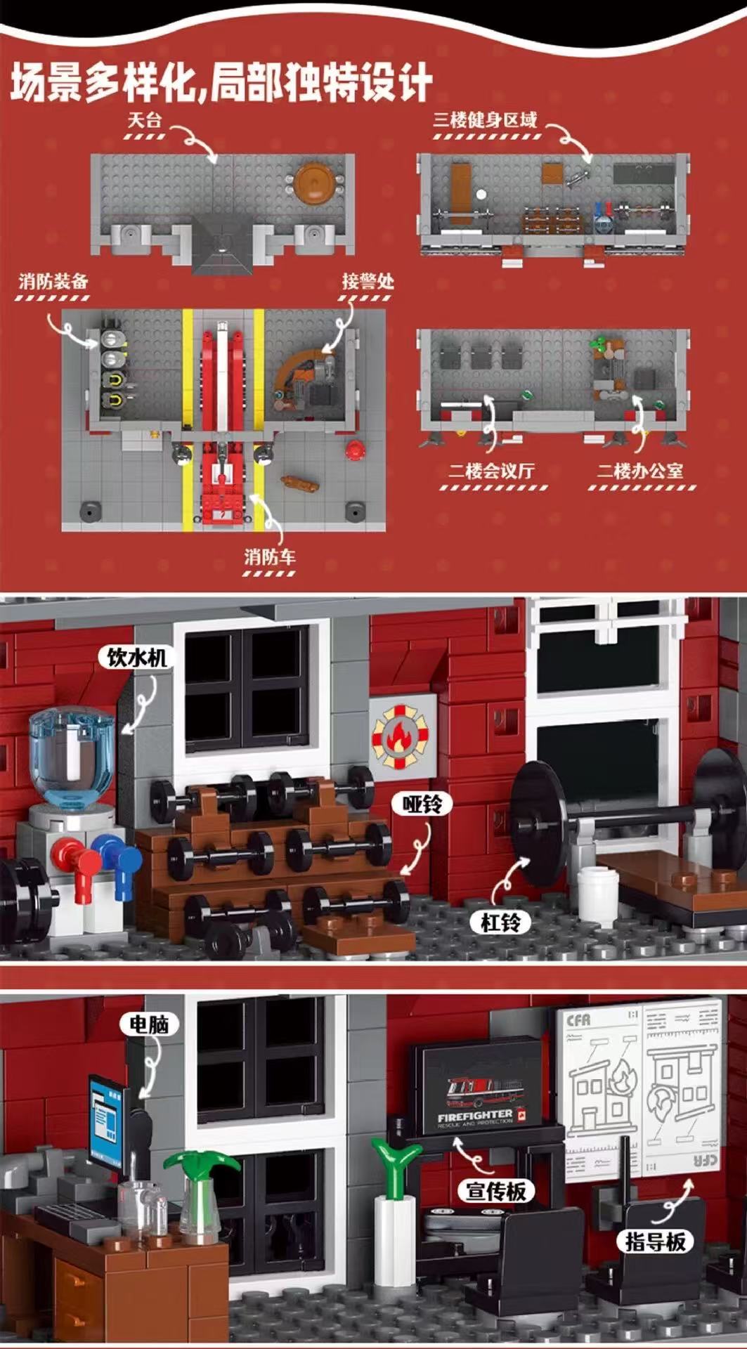 Mork 20122 Fire Station - YWOBB