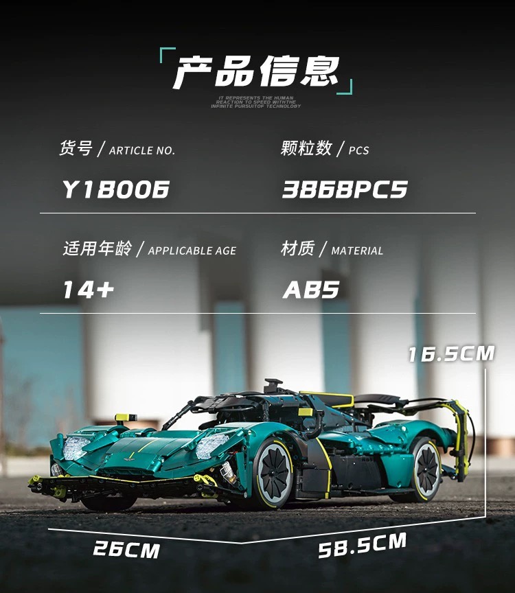 Eikee Y18006 Aston Martin Valkyrif AMR Pro - YWOBB