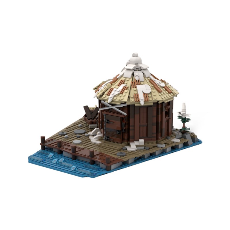 GOBRICKS MOC 191948 Storage Hut - Viking Village Expansion - YWOBB