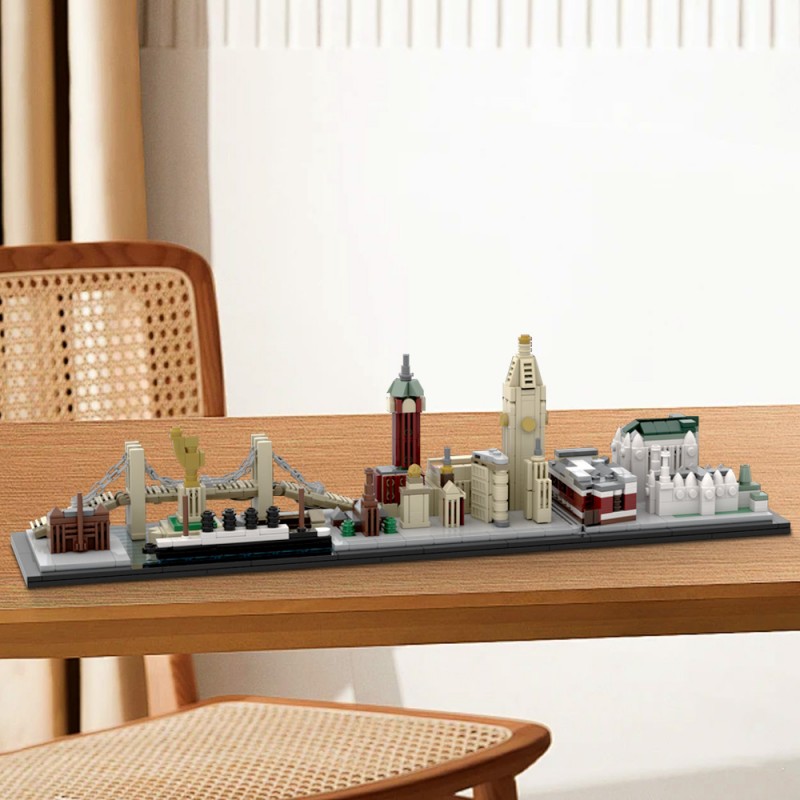 GOBRICKS MOC 199709 New York City Skyline 1900's - YWOBB