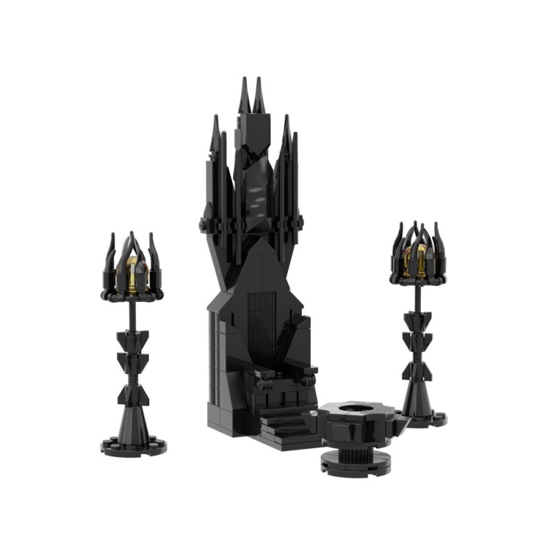 GOBRICKS MOC 195205 Saruman's Throne - YWOBB