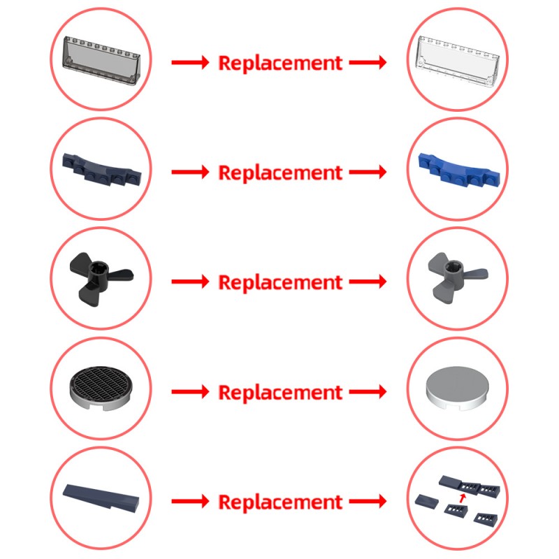 GOBRICKS MOC 197005 1:18 Mad Max - Ford Falcon - YWOBB