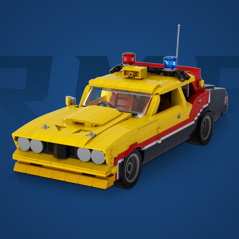 GOBRICKS MOC 197005 1:18 Mad Max - Ford Falcon - YWOBB