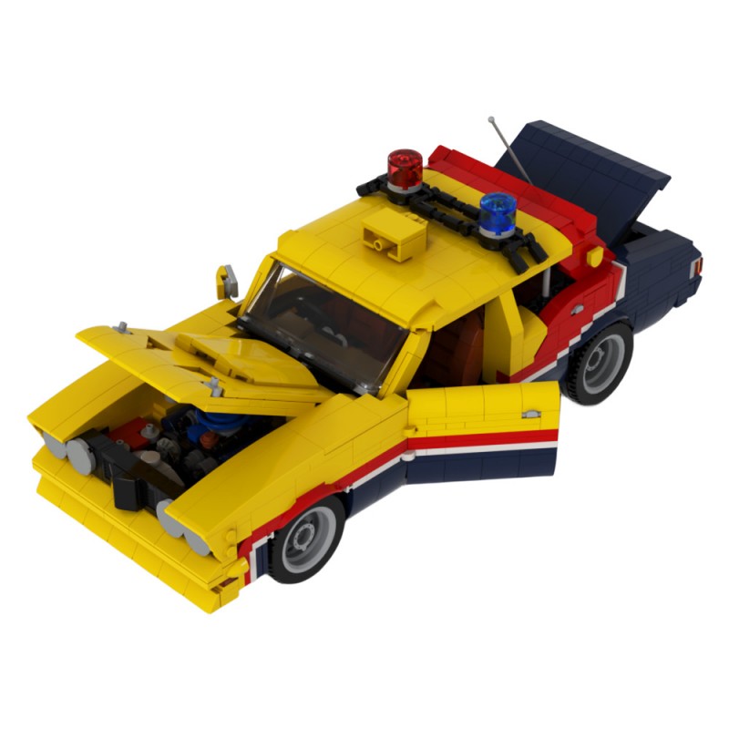 GOBRICKS MOC 197005 1:18 Mad Max - Ford Falcon - YWOBB