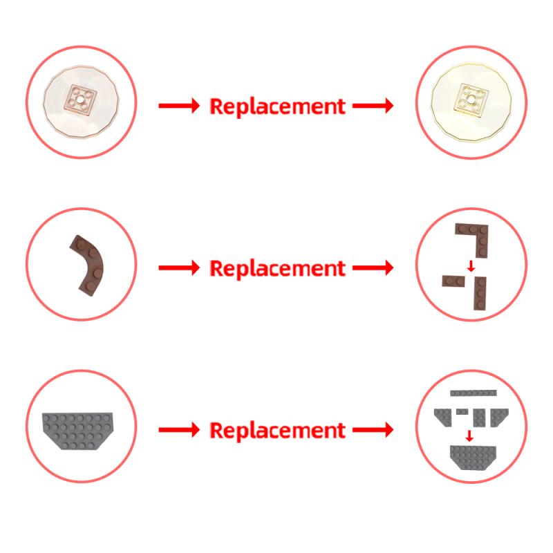 GOBRICKS MOC 198223 Halloween Tree & Pumpkin - YWOBB