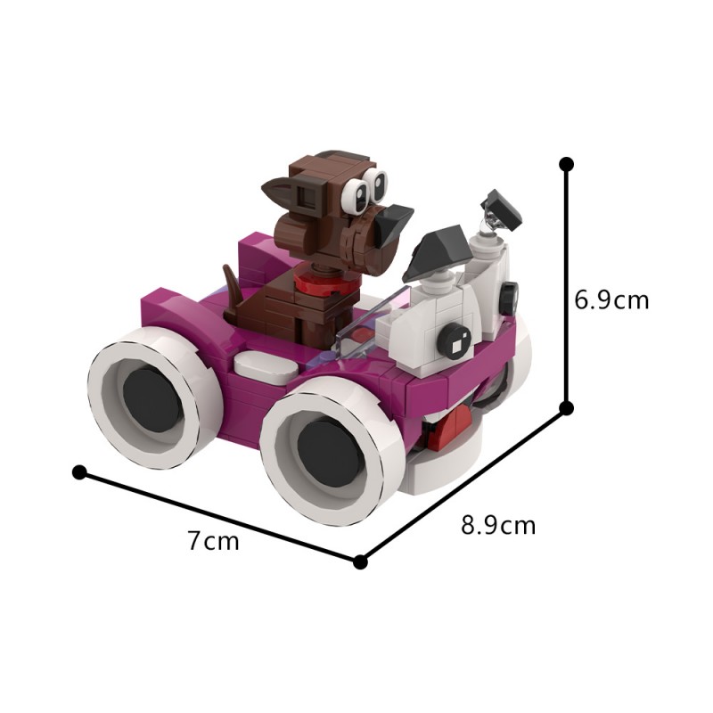 GOBRICKS MOC 197872 Putt-Putt & Pep - YWOBB
