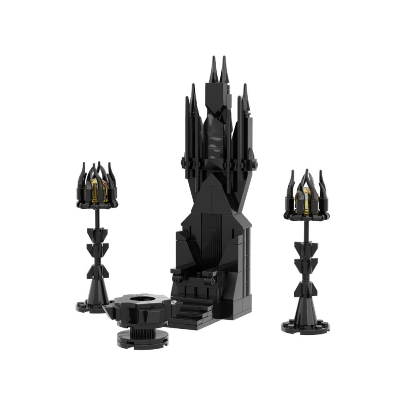 GOBRICKS MOC 195205 Saruman's Throne - YWOBB