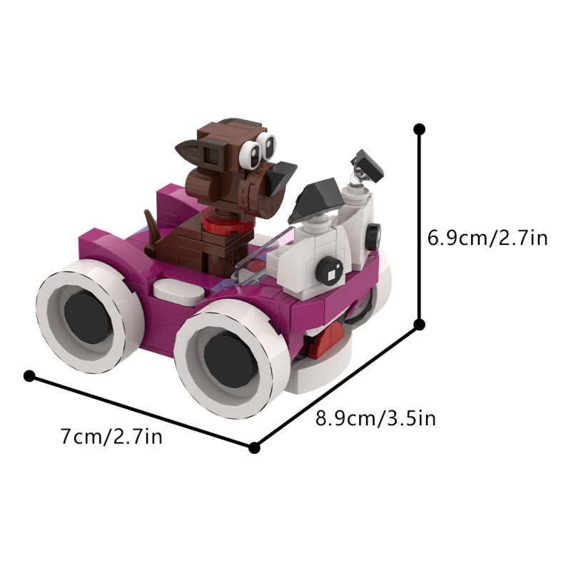 GOBRICKS MOC 197872 Putt-Putt & Pep - YWOBB