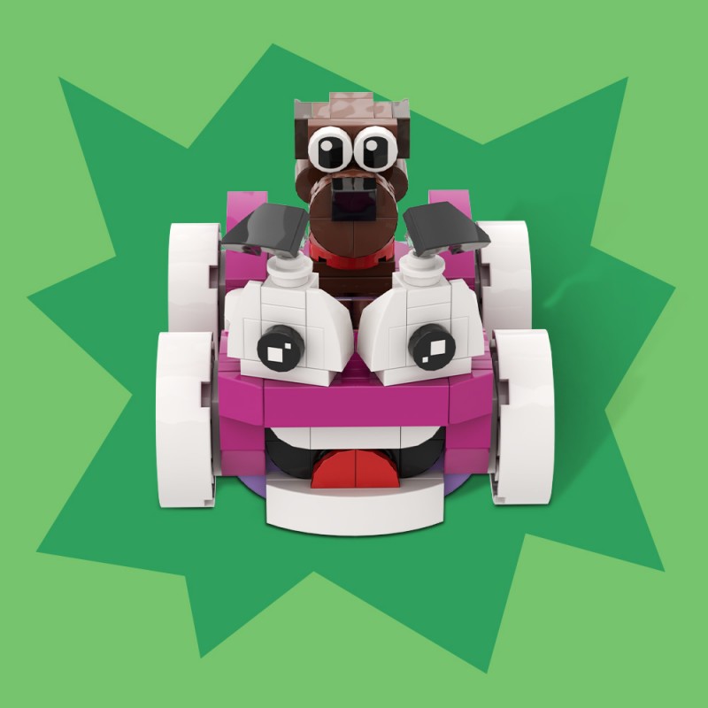 GOBRICKS MOC 197872 Putt-Putt & Pep - YWOBB