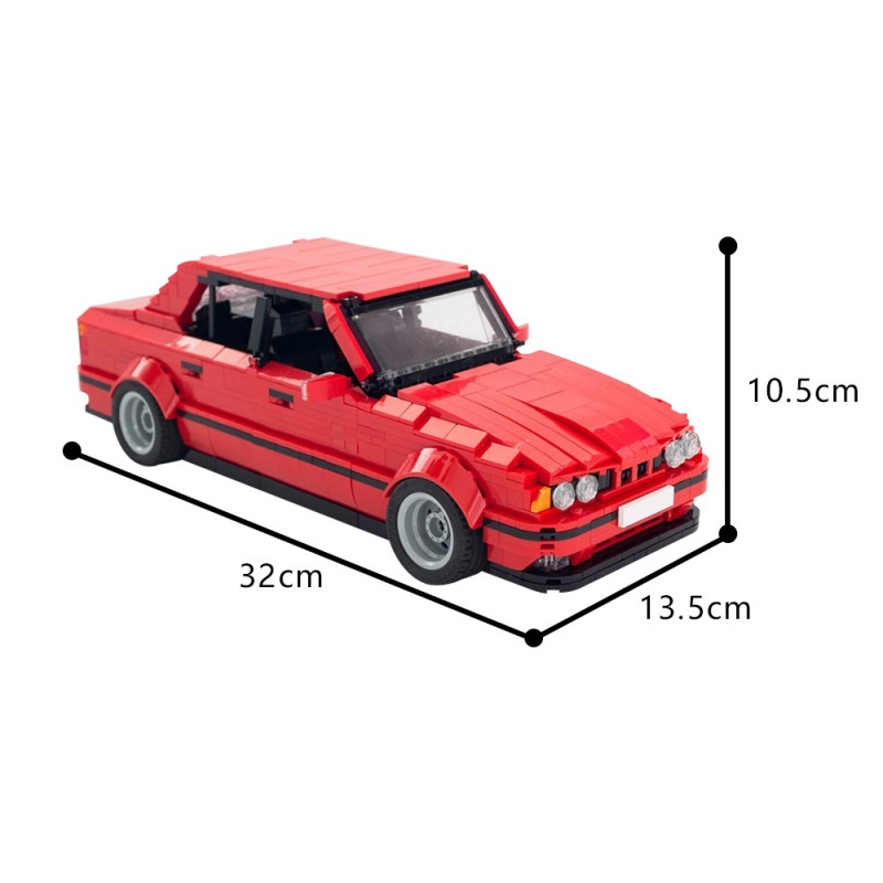 GOBRICKS MOC 196721 BMW M5 E34 - YWOBB