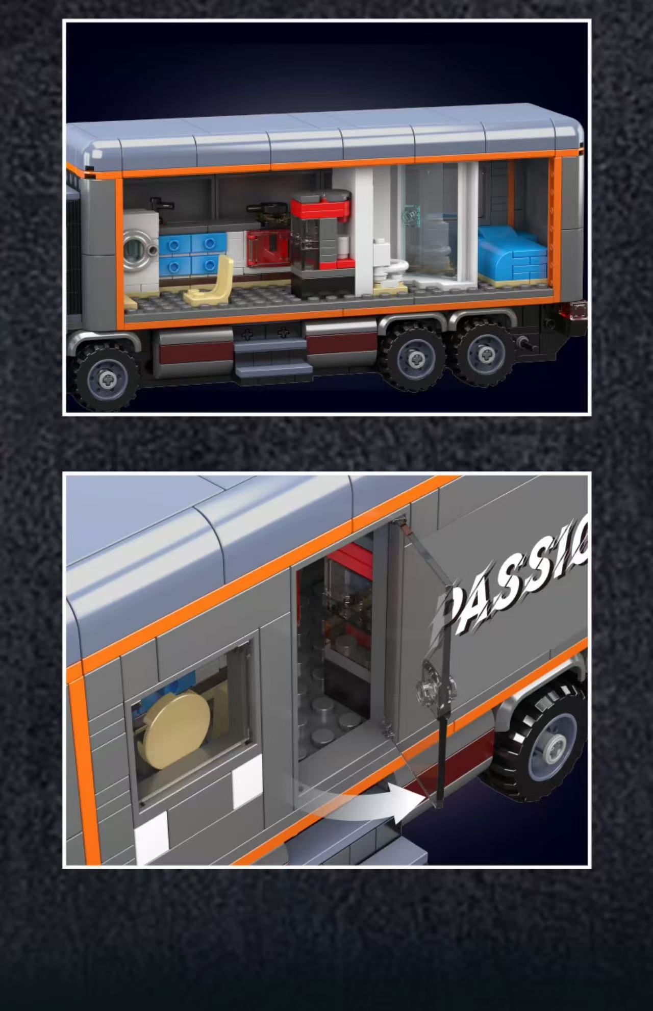 Mould King 24071 Heavy truck RV - YWOBB