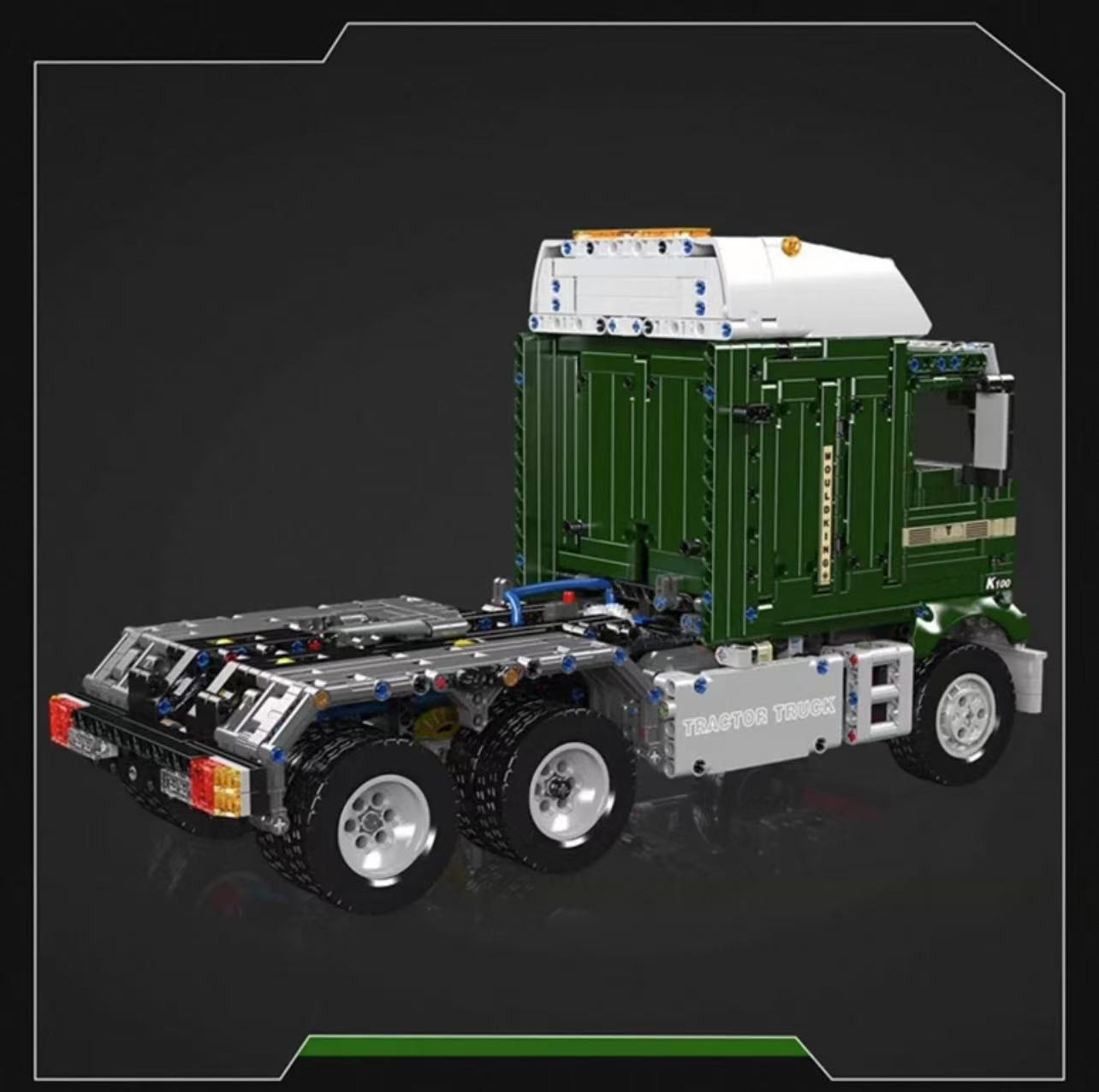 Mould King 13202 Pneumatic K100 Aerodyne Cabover Truck - YWOBB