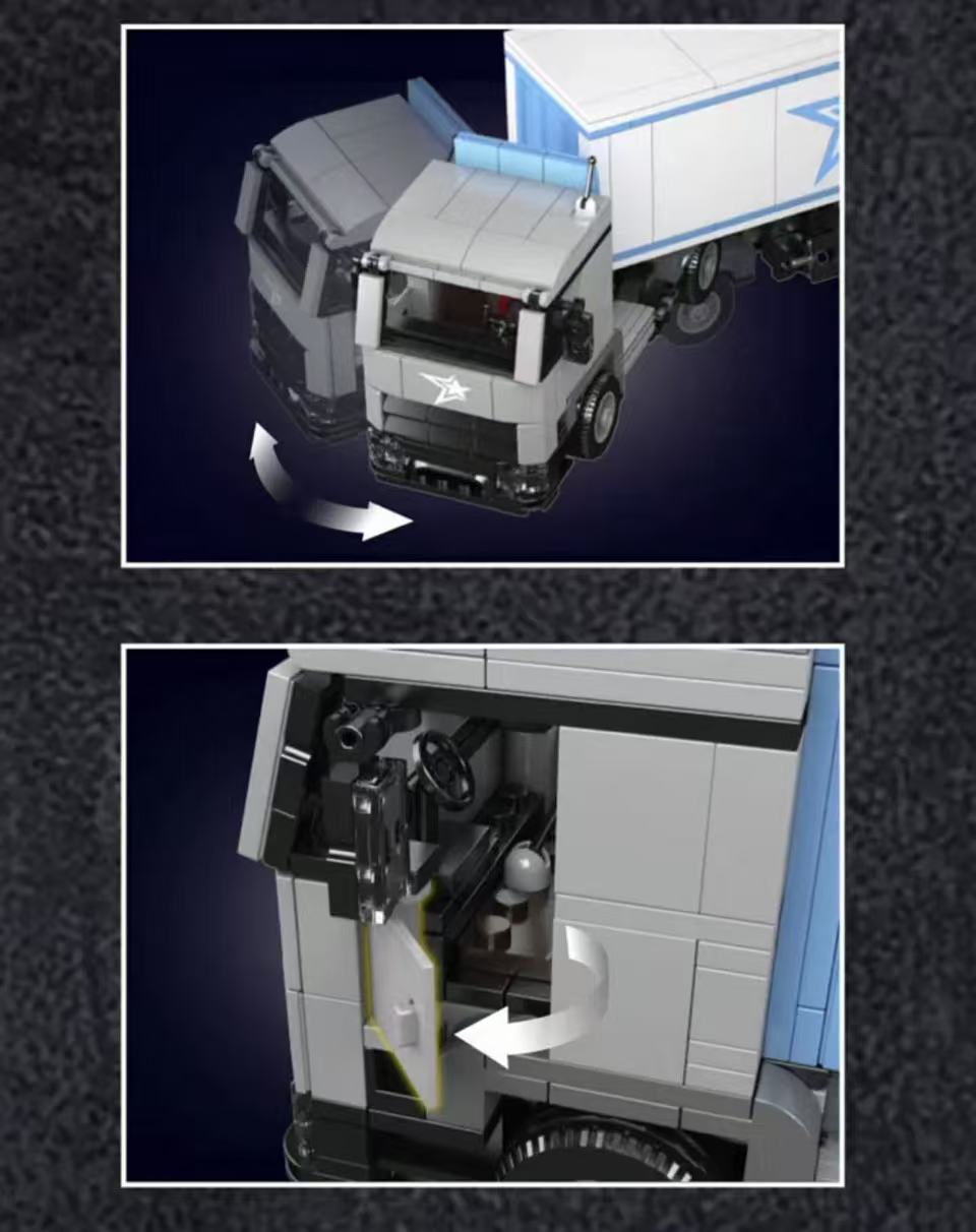Mould King 24070 Container Truck - YWOBB