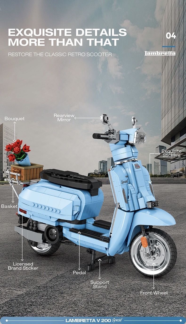 Reobrix 11036 / 11037 Lambretta V200 - YWOBB