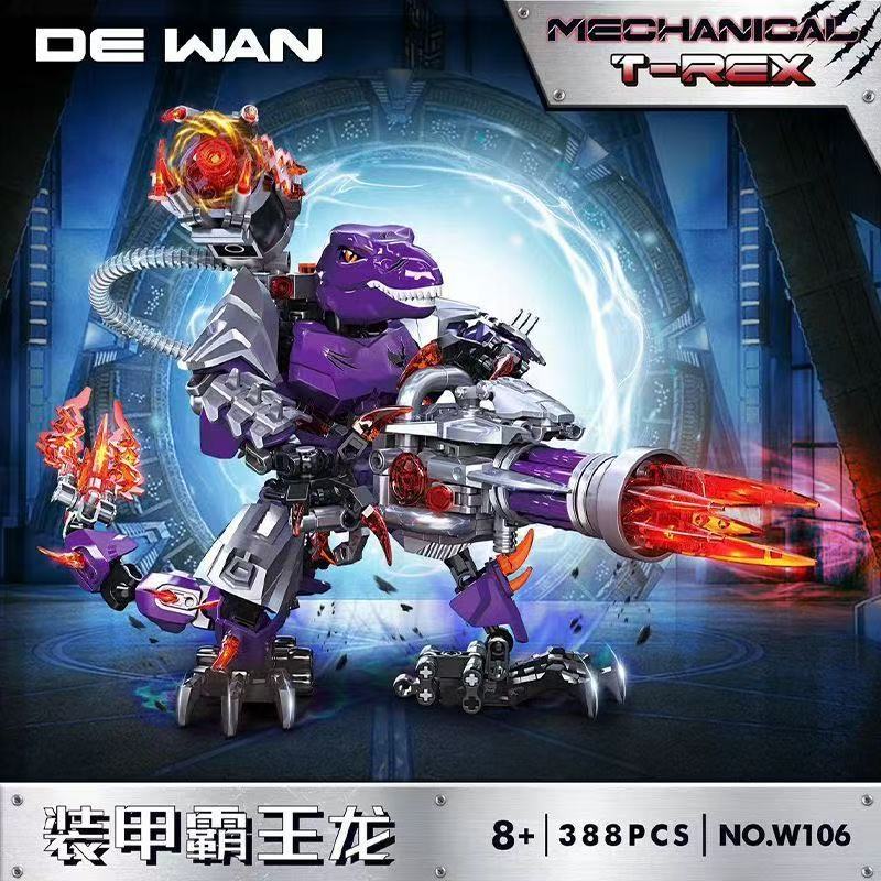 DEWAN Bionicle W105-W108 Jurassic Armored Dinosaur - YWOBB