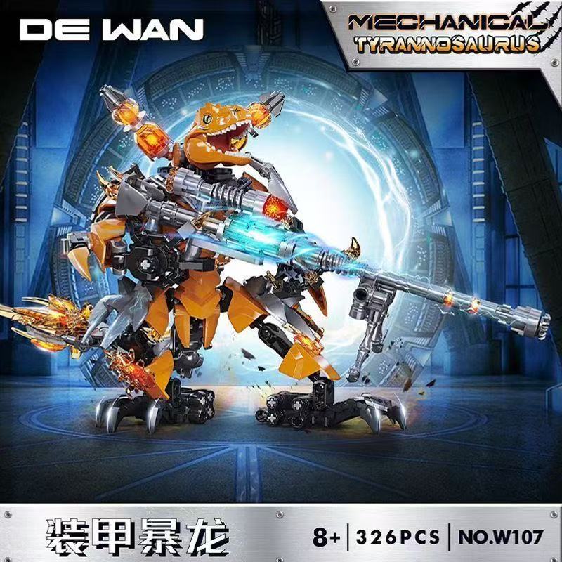 DEWAN Bionicle W105-W108 Jurassic Armored Dinosaur - YWOBB