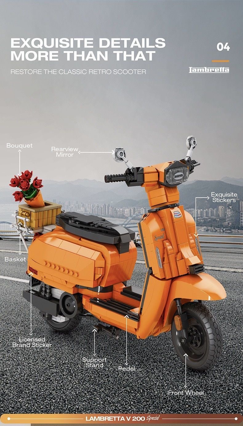 Reobrix 11036 / 11037 Lambretta V200 - YWOBB