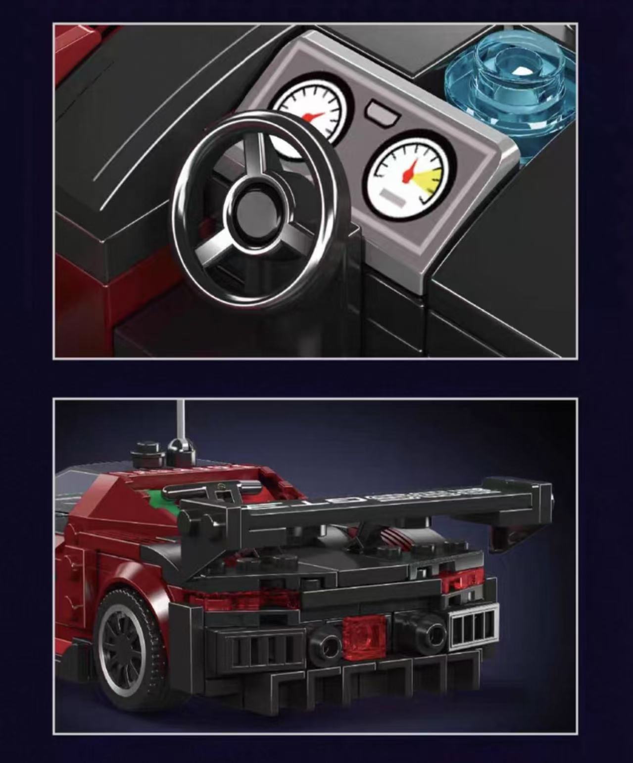 Mould King 27087 Ferrari 296 GT3 - YWOBB
