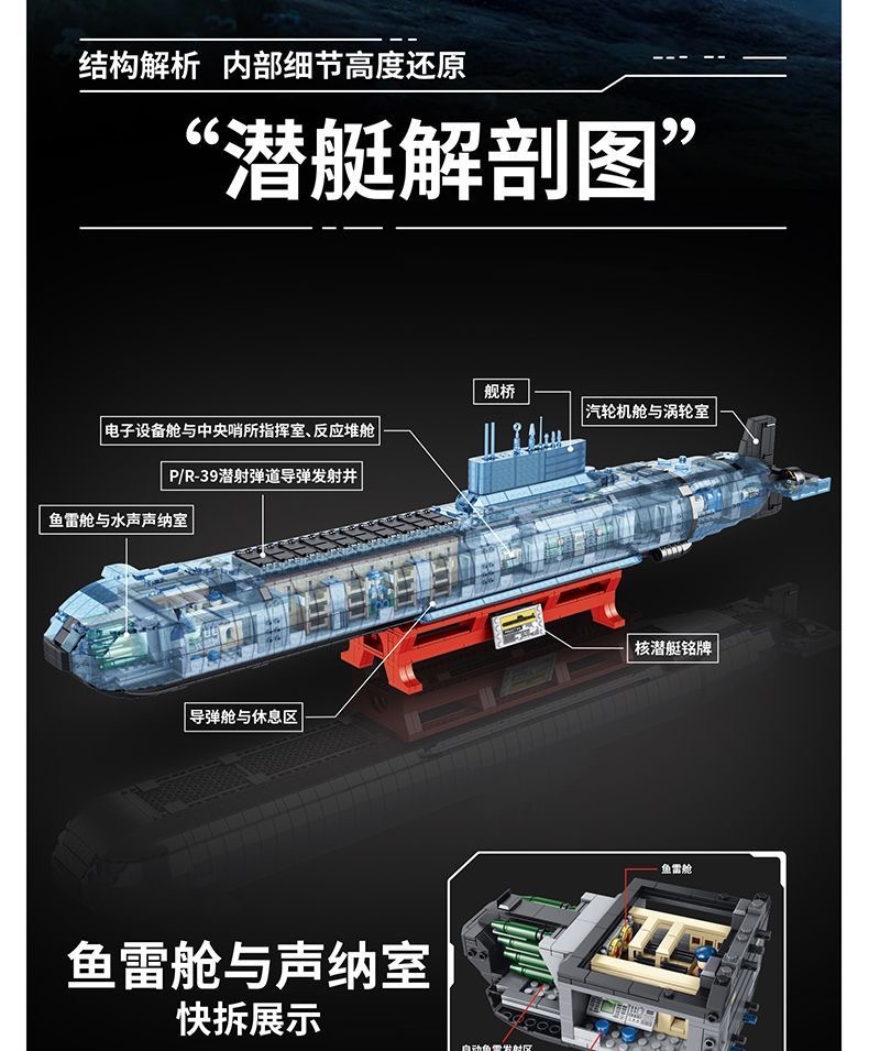 PANLOS 628020 Marine Weapon: Type 941 Nuclear Submarine - YWOBB