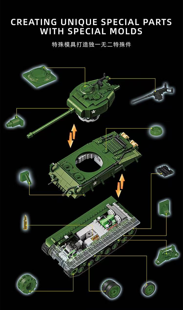 12GO 97010 M4 Sherman Medium Tank - YWOBB
