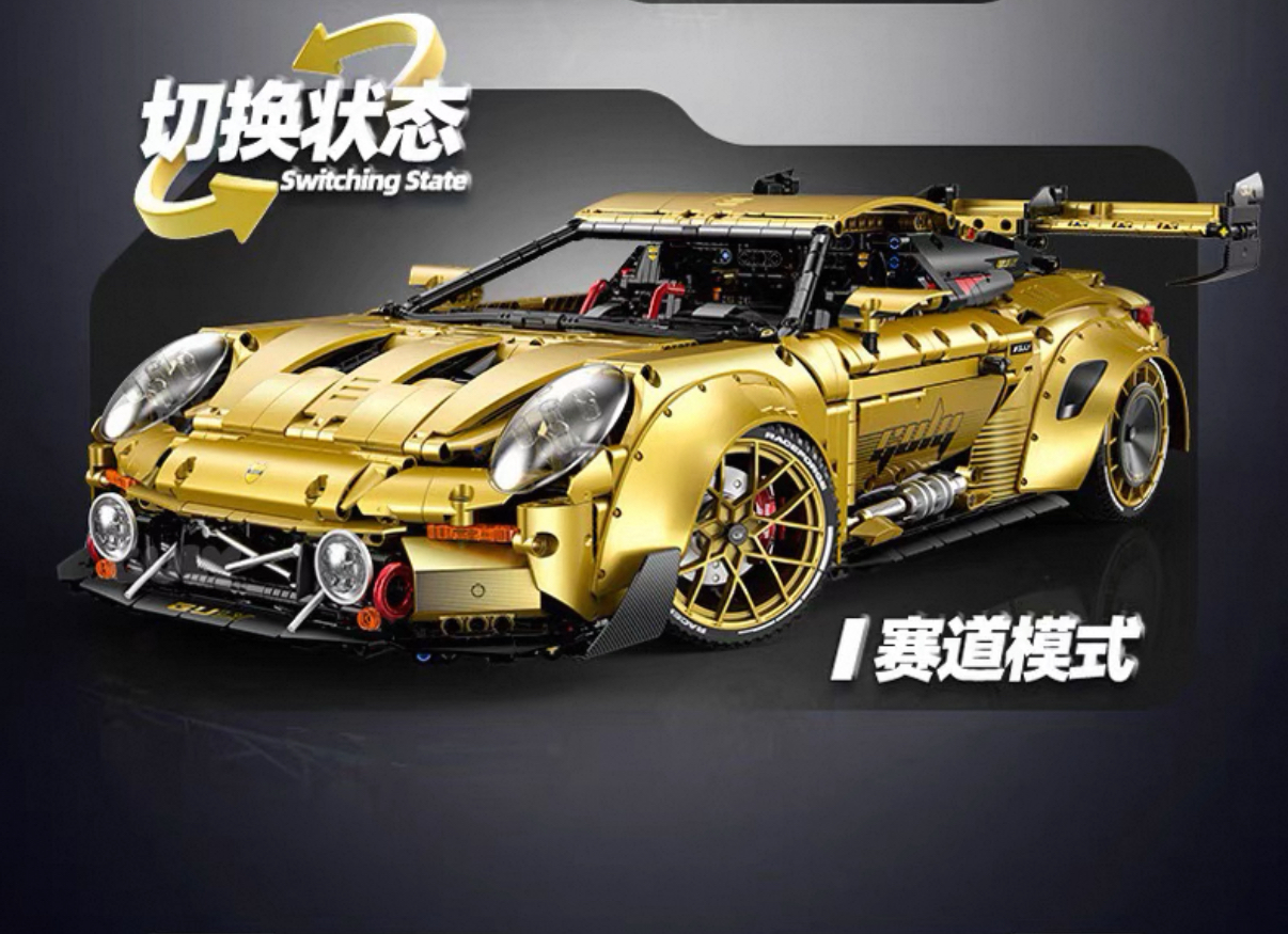 GULY 10640 GOLD Porsche GT3 1:8 - YWOBB