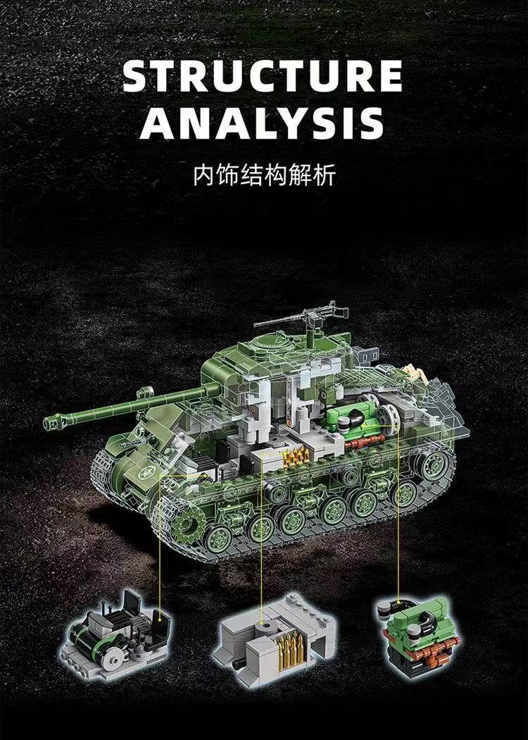 12GO 97010 M4 Sherman Medium Tank - YWOBB