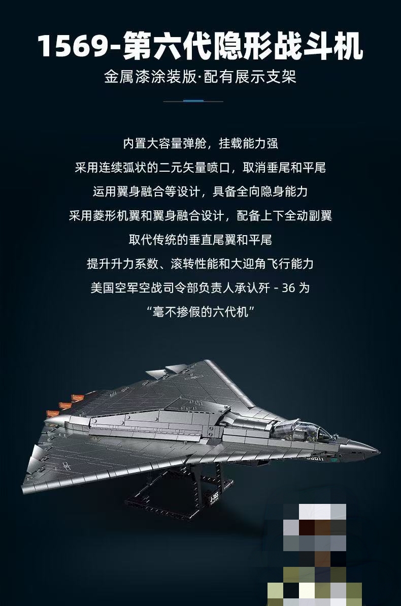 SLUBAN M38-B1569 The sixth generation J-36 fighter - YWOBB