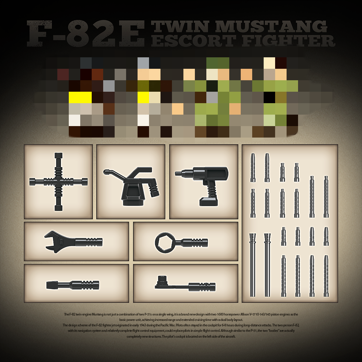 Quan Guan 100281 F-82E Twin Mustang Escort Fighter - YWOBB