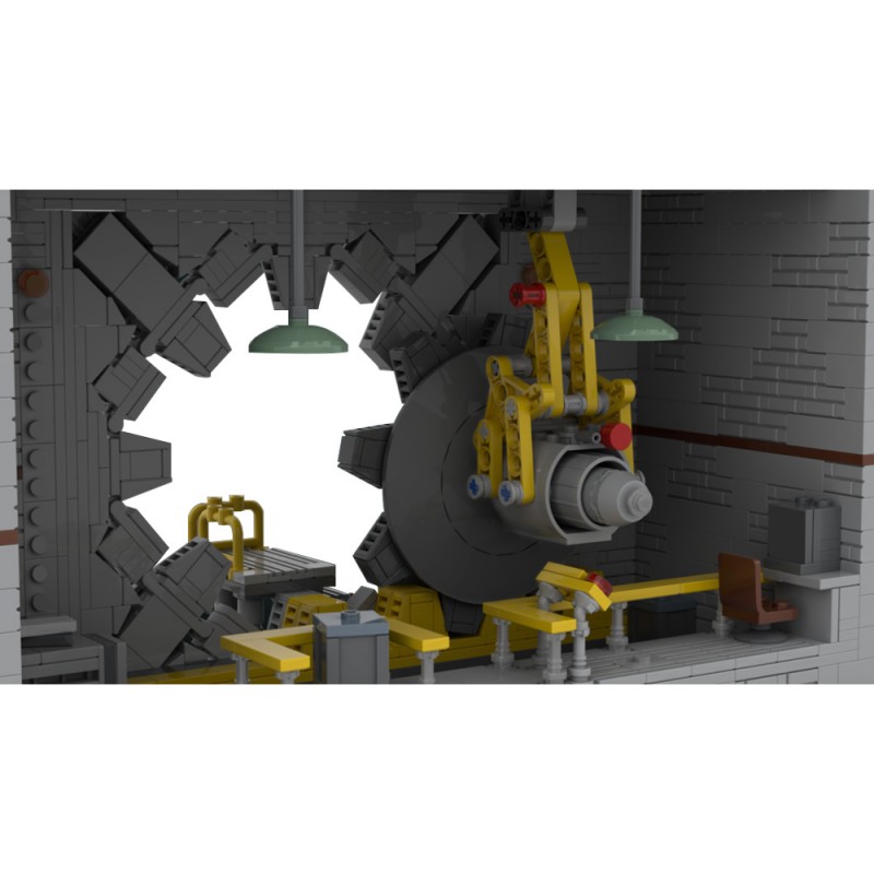 GOBRICKS MOC 201437 Vault-tec Vault door Fallout - YWOBB