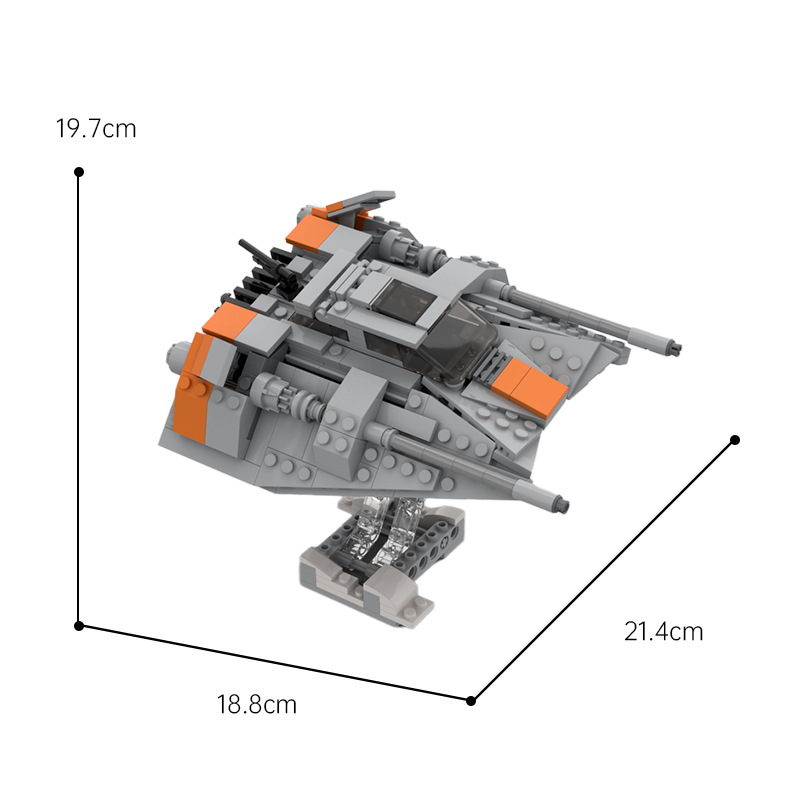 MOC 91964 Star Wars - Alliance Snowspeeder T-47 Airspeeder - YWOBB