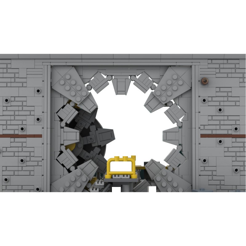 GOBRICKS MOC 201437 Vault-tec Vault door Fallout - YWOBB