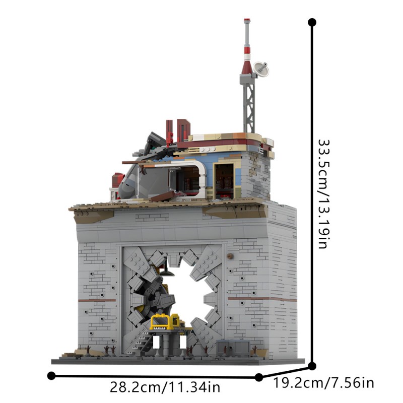 GOBRICKS MOC 201437 Vault-tec Vault door Fallout - YWOBB