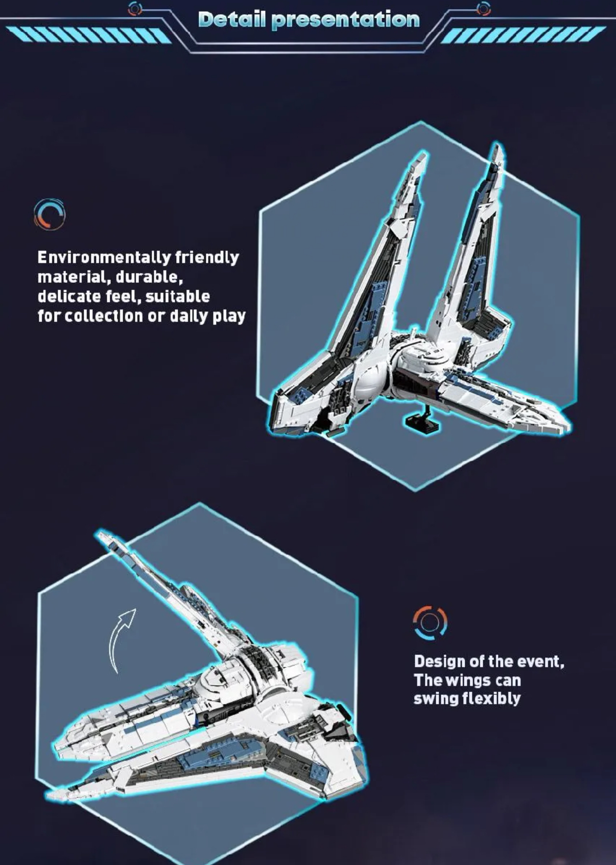 BAKA 33918 STAR WARS Starfighter - YWOBB