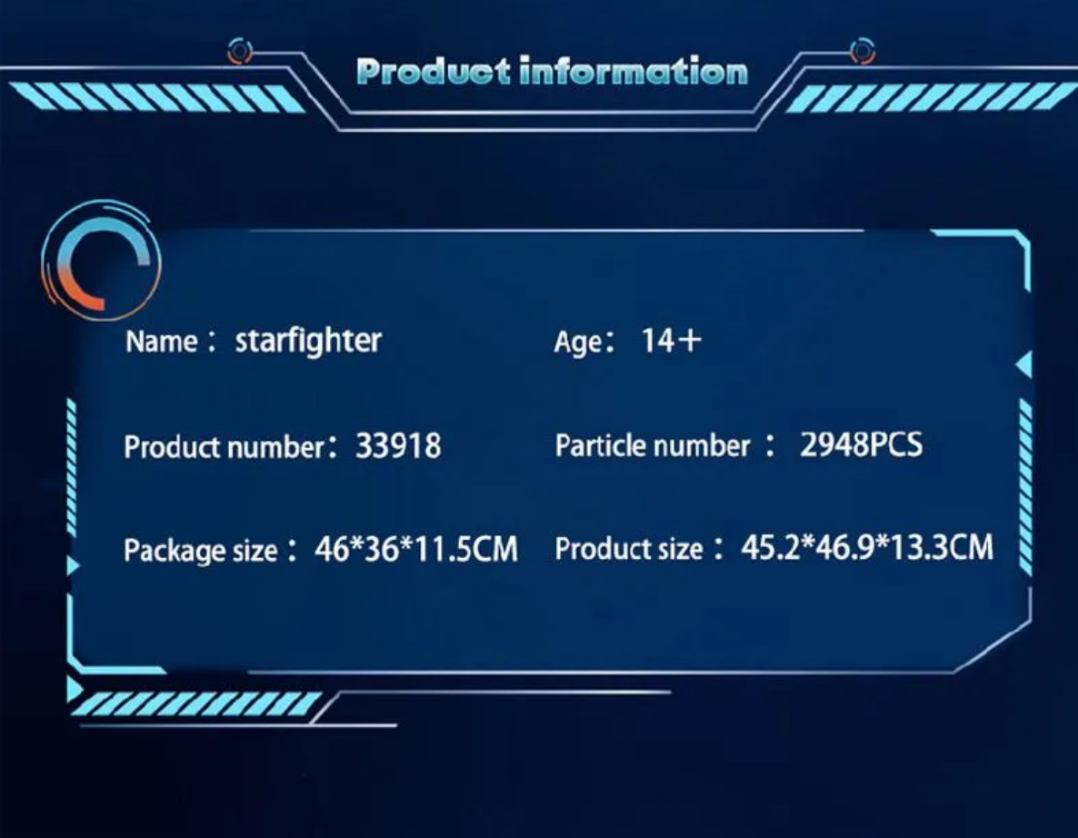 BAKA 33918 STAR WARS Starfighter - YWOBB