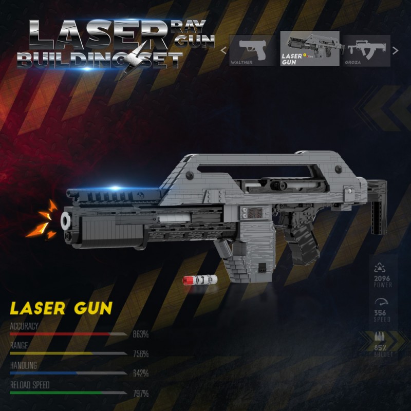 GOBRICKS MOC 32968 Aliens M41A Pulse Rifle 1:1 Replica - YWOBB