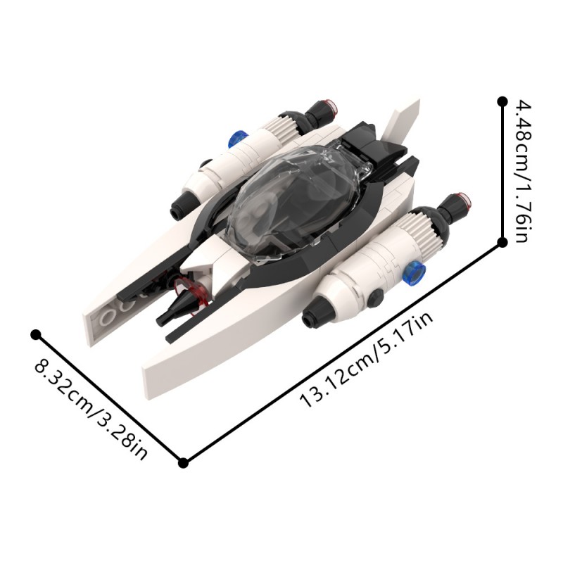 GOBRICKS MOC 203826 Personal Space Transport - YWOBB