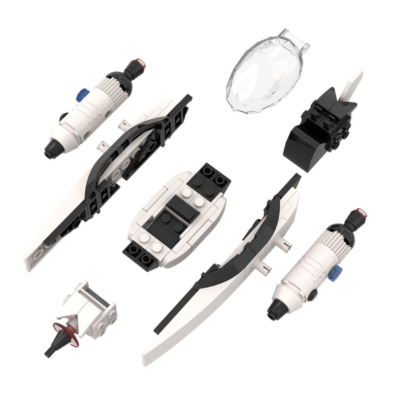 GOBRICKS MOC 203826 Personal Space Transport - YWOBB