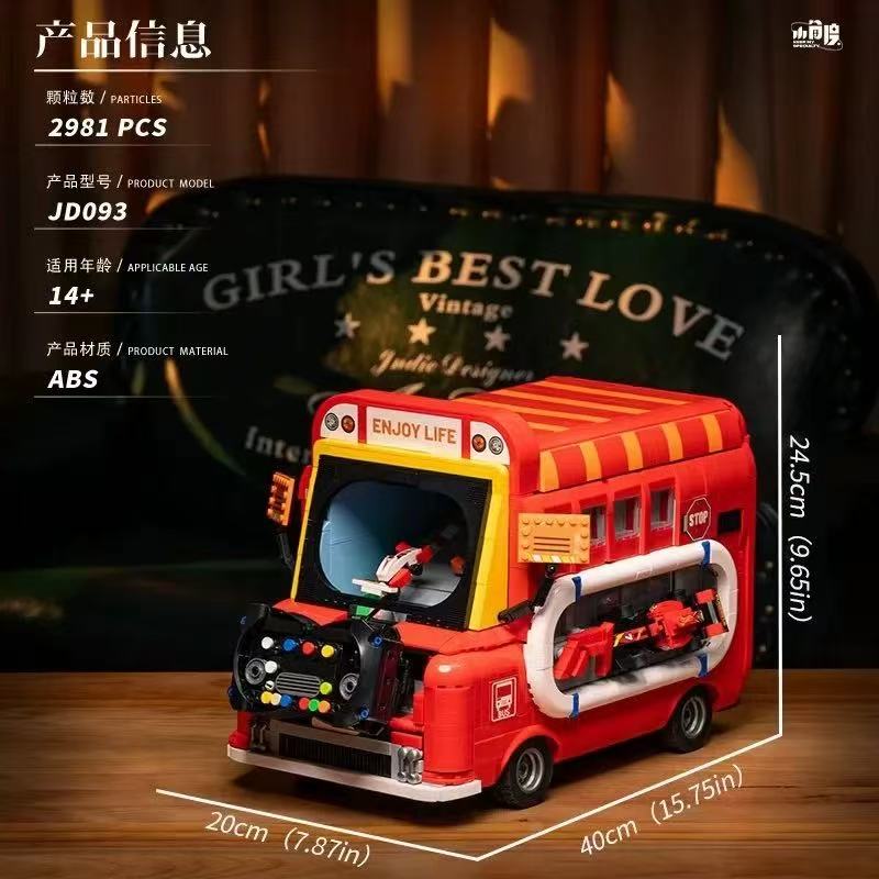 Small Angle JD093 Electric Retro Game Car - YWOBB