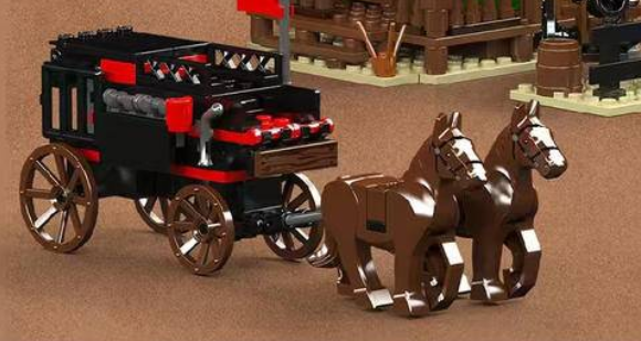 Mould King 24062 Wild West Bank Heist - YWOBB