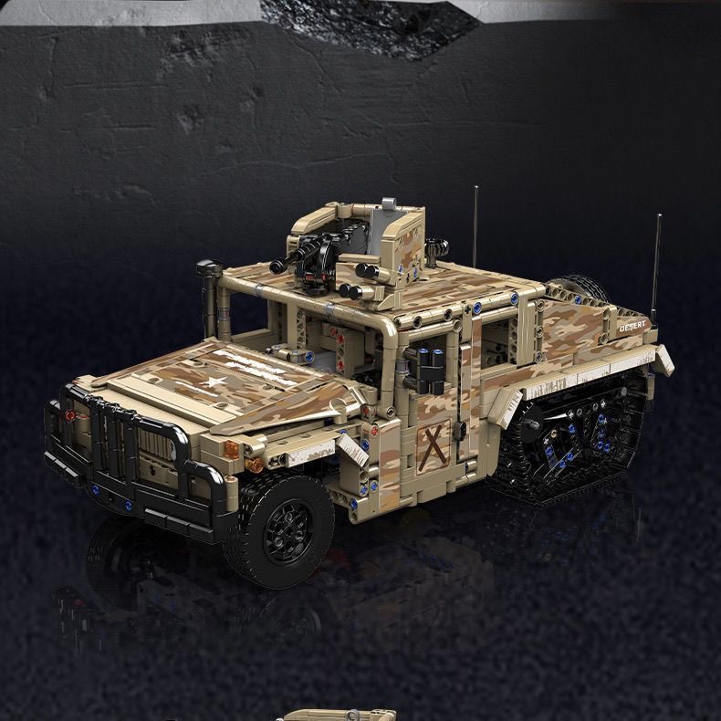 Mould King 20047 Military Humvee Tracked Vehicle - YWOBB