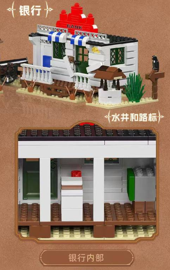 Mould King 24062 Wild West Bank Heist - YWOBB