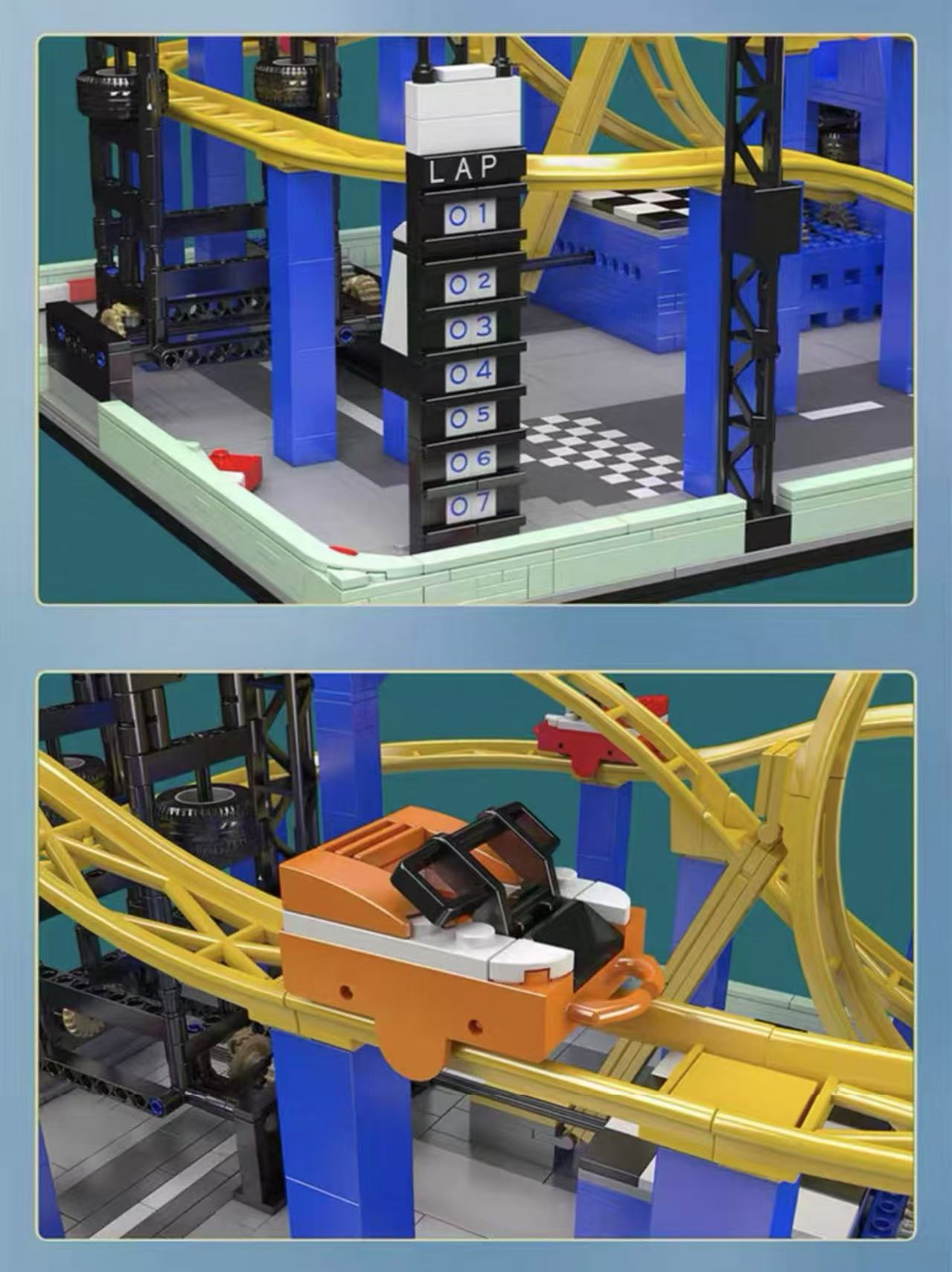Mould King 11020 Whirlwind Coaster - YWOBB