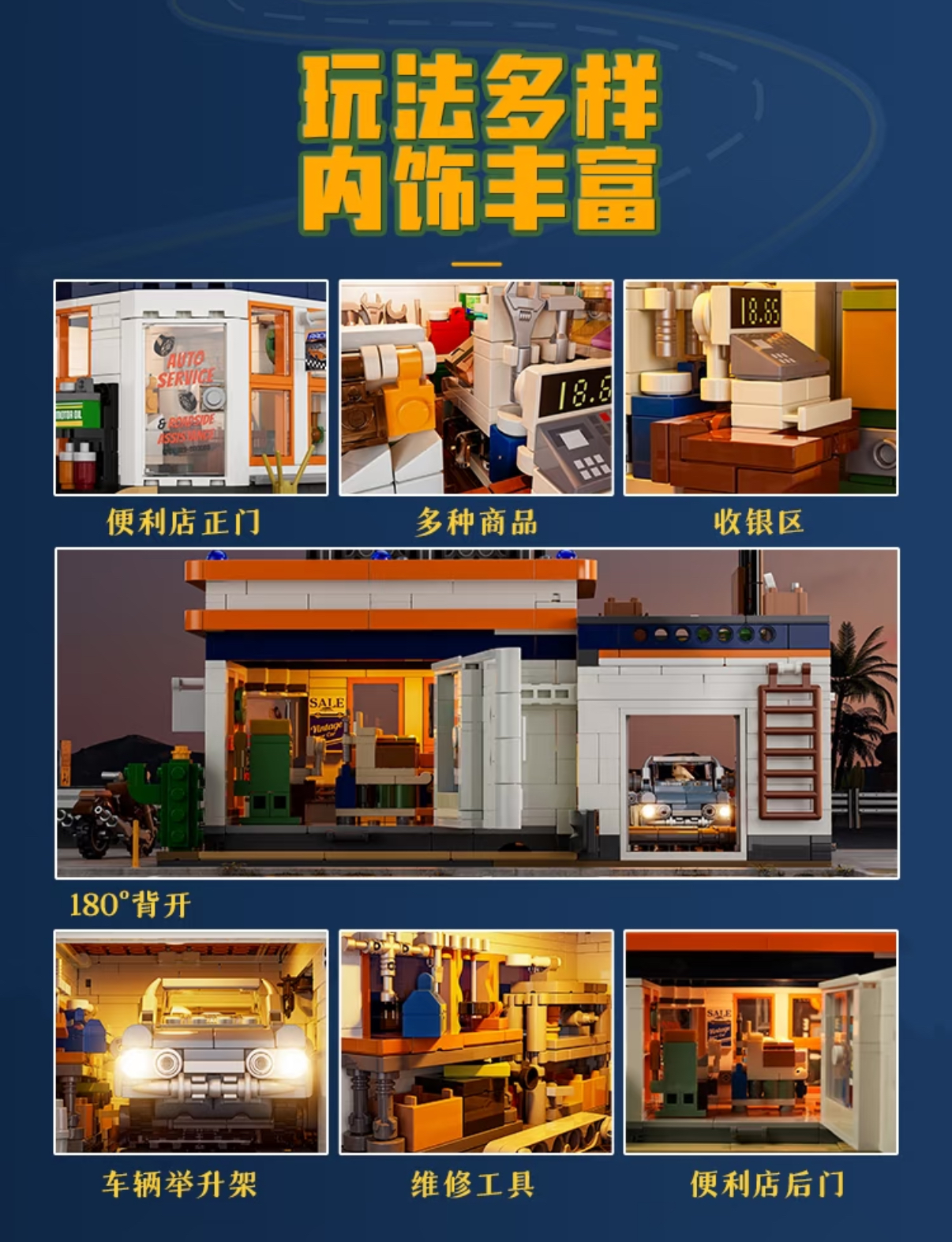 FunWhole F9065 Road Trip: Highway Gas Stations - YWOBB