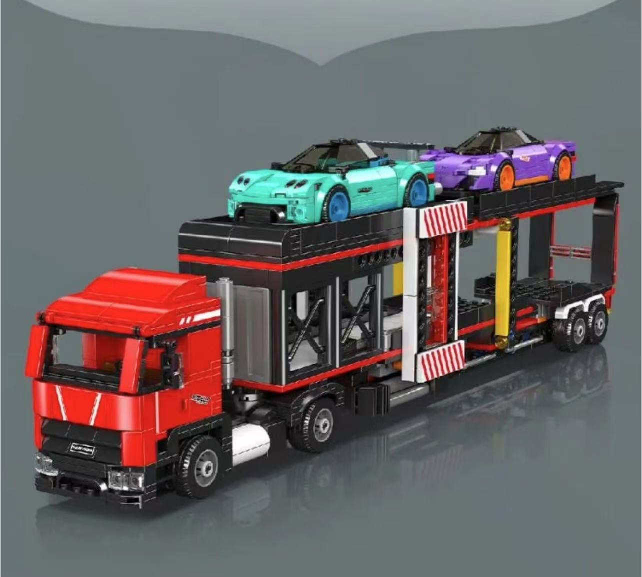 Mould King 24078 Sports Car Transporter - YWOBB