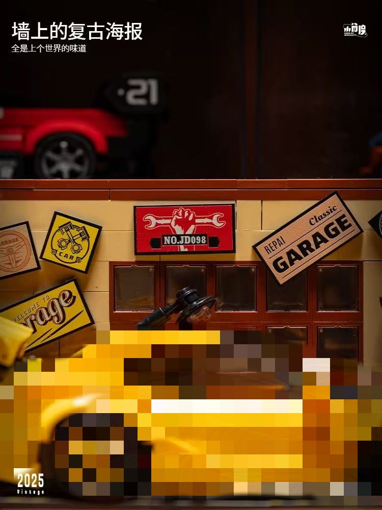 Small Angle JD098 The Speed Hunter Vintage Garage - YWOBB