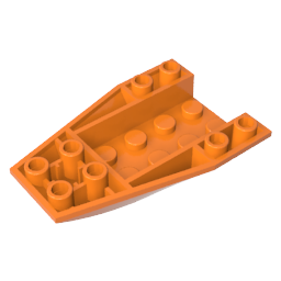 GOBRICKS GDS-1126 Wedge 6 x 4 Triple Inverted Curved - YWOBB
