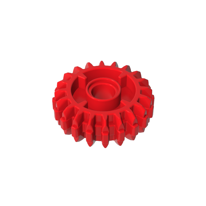 GOBRICKS GDS-1497 Gear 20 Tooth Double Bevel with Clutch on Both Sides - YWOBB