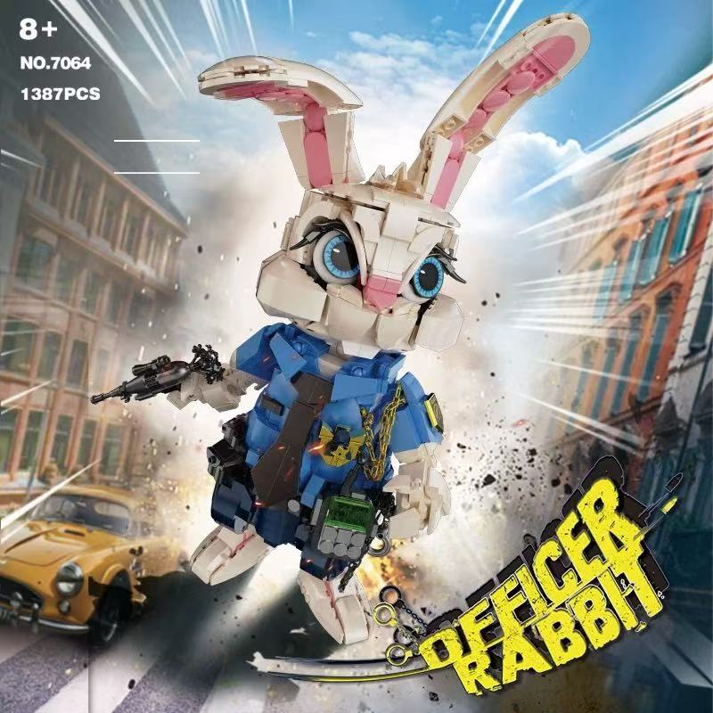 DK 7064 Zootopia Officer Rabbit Judy - YWOBB