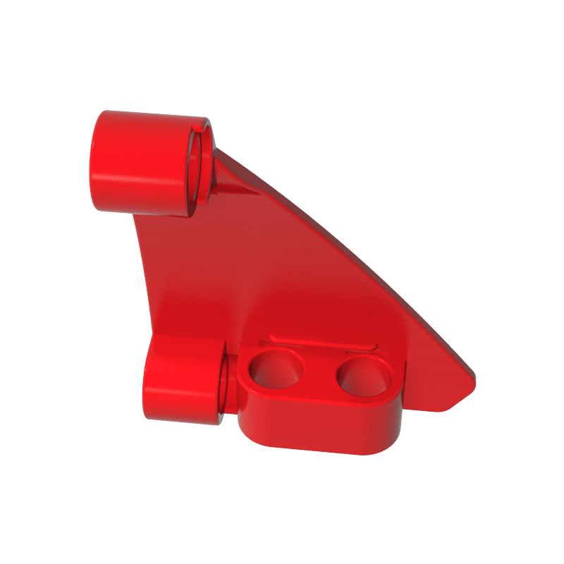 GOBRICKS GDS-90153 Technic Panel Curved #62 5 x 4 Tapered Right - YWOBB