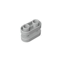 GOBRICKS GDS-90337 Brick Round 1 x 2 with Hollow Studs and Open Center with Bars - YWOBB